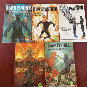 Marvel Black Panther Comic Book Novels 5 pc